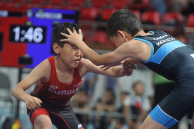 Открытый республиканский турнир Павла Пинигина собрал более 400 борцов / Дьулустаан Сергеев   