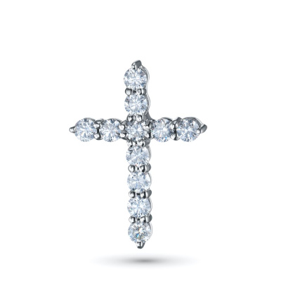 Подвеска из белого золота с бриллиантами э4701пд08220951