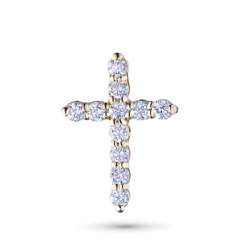 Подвеска из желтого золота с бриллиантами э0301пд04170300