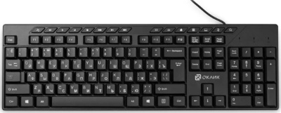 Клавиатура Oklick 125M 1678108 черная USB Multimedia