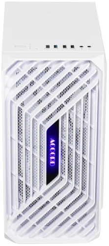 Корпус mATX ACCORD ACC-265W белый, без БП, USB 3.0, 2*USB 2.0, audio