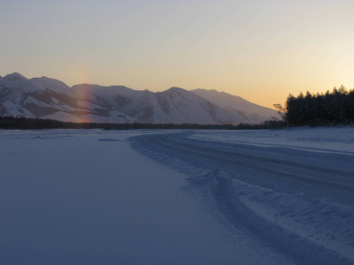 На автозимнике «Индигир» в Момском районе повышена грузоподъемность / Аркадий Васильев  Момский Республика Саха (Якутия)