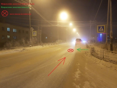 В Якутске на нерегулируемом пешеходном переходе сбили несовершеннолетнюю / ЯСИА Якутск Якутск Республика Саха (Якутия)