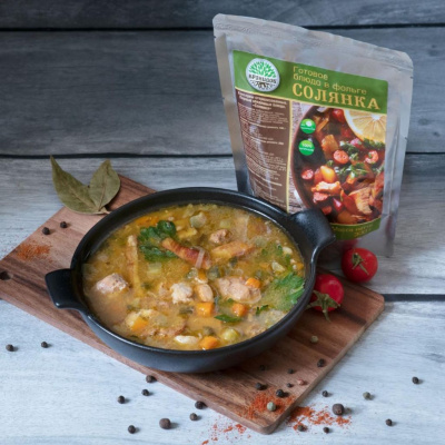 Консервы стерилизованные. Первые обеденные блюда "Солянка"