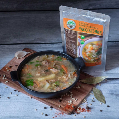 Консервы стерилизованные. Первые обеденные блюда "Рассольник"