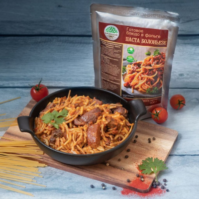 Консервы мясорастилельные стерилизованные рубленные "Паста Болоньезе"