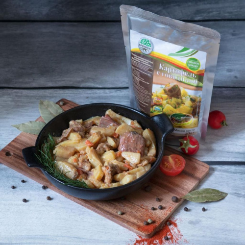 Консервы мясорастилельные стерилизованные рубленные "Картофель с говядиной" 300 гр.