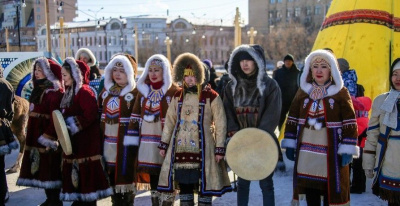 Инфографика. Какова численность владеющих языками КМНС в Якутии / Вероника Аммосова   Республика Саха (Якутия)