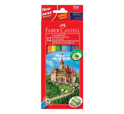 ?Набор карандашей цветных Faber-castell Eco "Замок" 12 цв