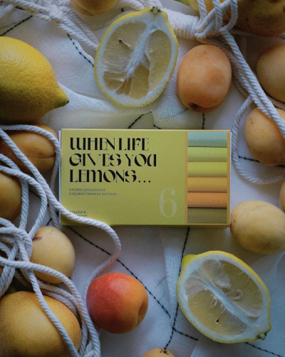 Набор пастели сухой nuance., When Life Gives You Lemons, 6 шт (желтые)