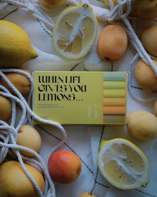 Набор пастели сухой nuance., When Life Gives You Lemons, 6 шт (желтые)