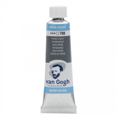 Акварель Talens "Van Gogh" 10 мл Серый Пейна / PBk6 / PV19