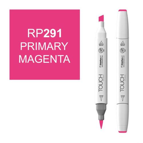 Маркер спиртовой BRUSH Touch Twin цв. RP291 начальный фуксия