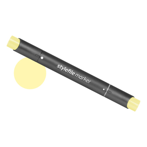 Маркер двухсторонний на спиртовой основе Stylefile №152 желтый барий
