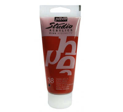 Акрил Pebeo "Studio" 100 мл Сиена жженая