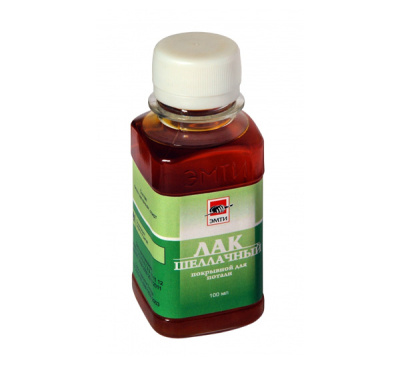 Лак шеллачный покрывной ЭМТИ 100 мл для потали