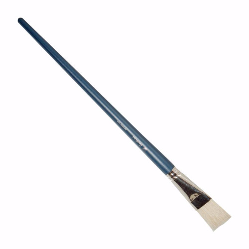 Кисть щетина №24 плоская Альбатрос "Байкал" длинная ручка