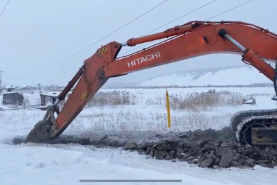 Компания "Сахатранснефтегаз" активно строит газовые сети в районе СОТ «Птицевод»в Якутске / ЯСИА Якутск Якутск Республика Саха (Якутия)