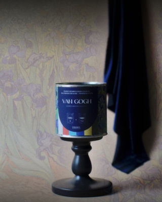 Набор масляных красок nuance Ван Гог 6 цветов по 46 мл + гель-тройник, в металле