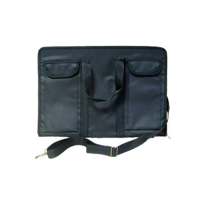 Папка "Художник" А3 "Черная" тонкая с двумя карманами