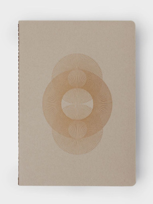 Блокнот "Сияние" Бежевый