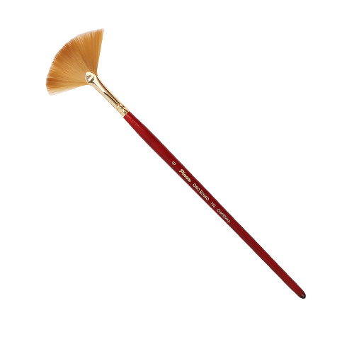 Кисть синтетика №6 веерная Pinax "Oro Rosso 753" короткая ручка