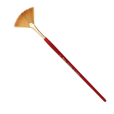 Кисть синтетика №8 веерная Pinax "Oro Rosso 753" короткая ручка