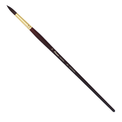 Кисть синтетика круглая Pinax "Creative 681" жесткая, длинная ручка