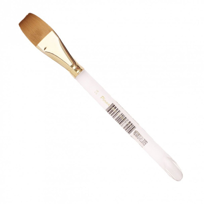 Кисть синтетика №24 плоская Pinax "Oro Rosso 754" ручка акрил