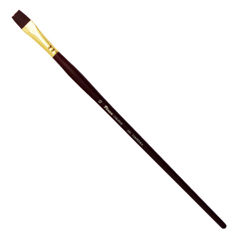 Кисть синтетика №10 плоская Pinax "Creative 684" жесткая, длинная ручка