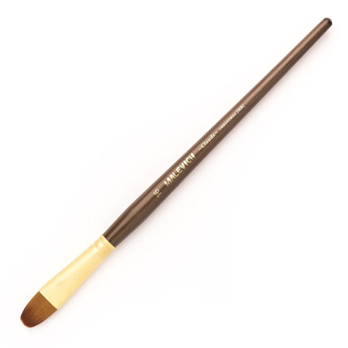 Кисть синтетика овальная Малевичъ "Клод"