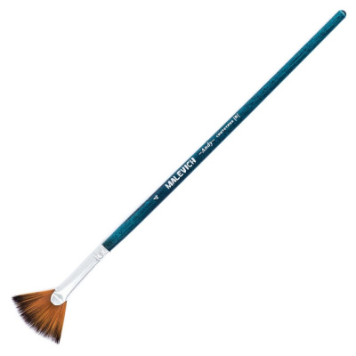 Кисть синтетика веерная Малевичъ "Энди"