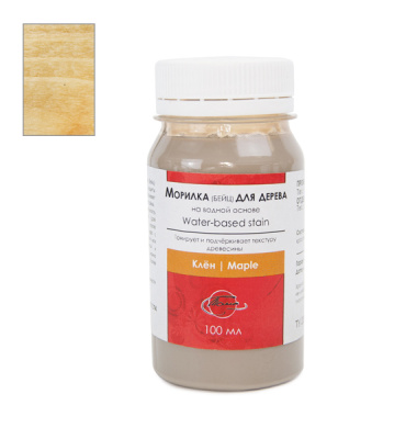 Морилка (бейц) на водной основе Таир 100 мл Клён