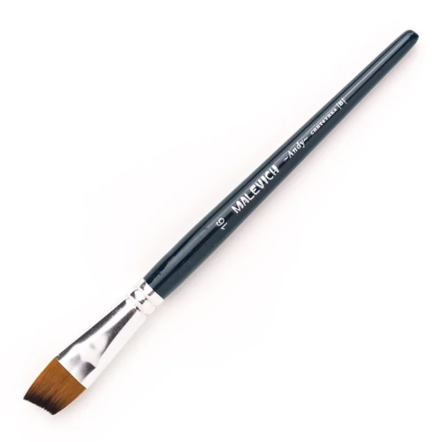 Кисть синтетика №16 скошенная Малевичъ "Энди"