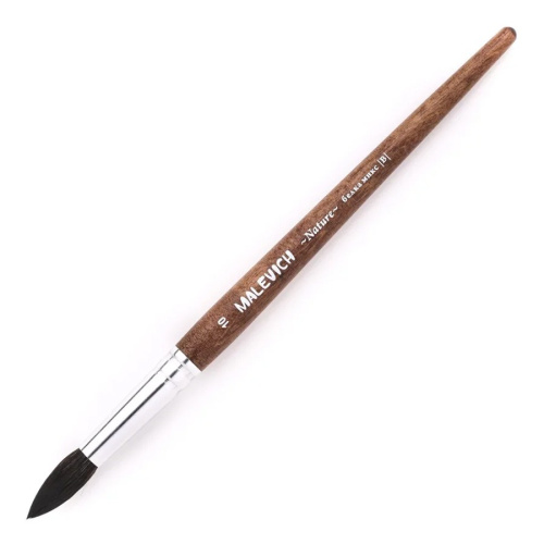 Кисть белка микс №10 круглая Малевичъ "Nature"