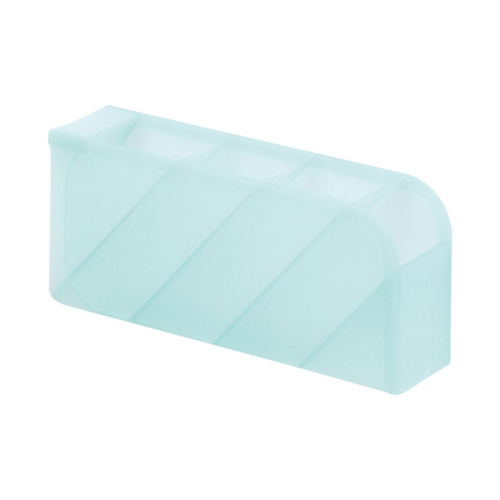 Настольная подставка MESHU, 4 отделения, тонированная мятная