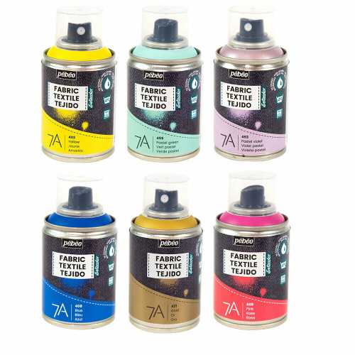 Краска для текстиля Pebeo "7А Spray" в аэрозоли, 100 мл
