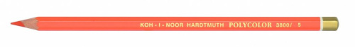 Карандаш цветной Koh-i-noor "Polycolor" оранжевый красный