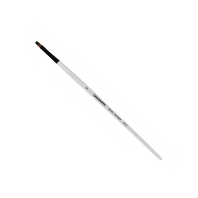 Кисть синтетика №6 плоская Daler-Rowney "GRADUATE" длинная ручка