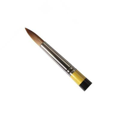 Кисть синтетика №8 круглая, жесткая Daler-Rowney "SYSTEM 3" длинная ручка