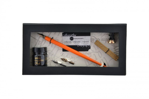 Набор для каллиграфии Manuscript "Pen & Mini Seal" с печатью
