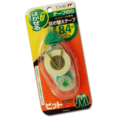 Сменный картридж для клей-роллера Tombow PN-MK Glue tape 8,4 мм*12 м, не перманентный