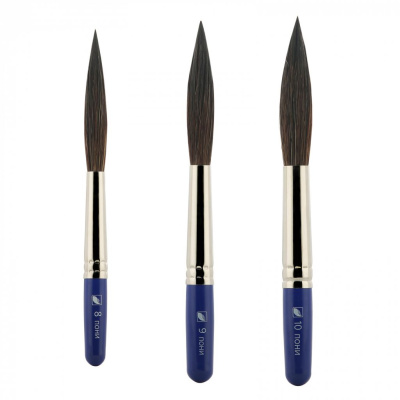 Кисть пони круглая Альбатрос "Пинстрайпинг"