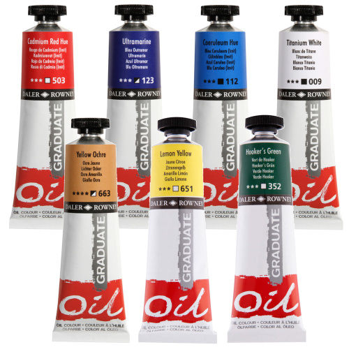 Масло Daler-Rowney "GRADUATE" 38 мл, все цвета