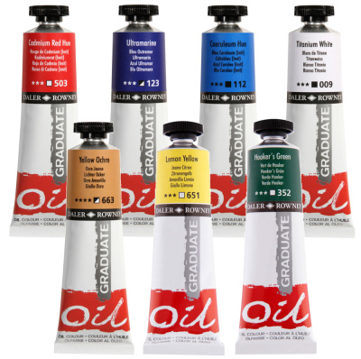 Масло Daler-Rowney "GRADUATE" 38 мл, все цвета