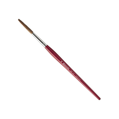 Кисть ушной волос круглая удлиненная Escoda "Filleting and Lettering 6521" короткая ручка