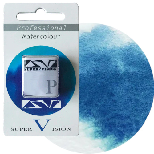 Акварель Super Vision с грануляцией "Watercolor layered" в кювете S1 Dark green