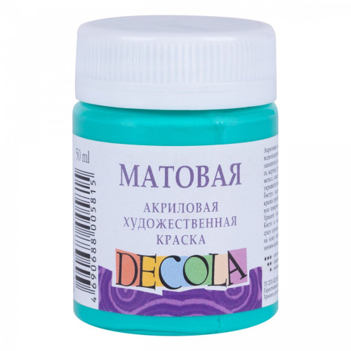 Акрил "Decola" 50 мл матовый Мятный
