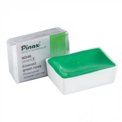 Акварель Pinax кювета 2,5 мл W246 Изумрудная Зеленая Светлая