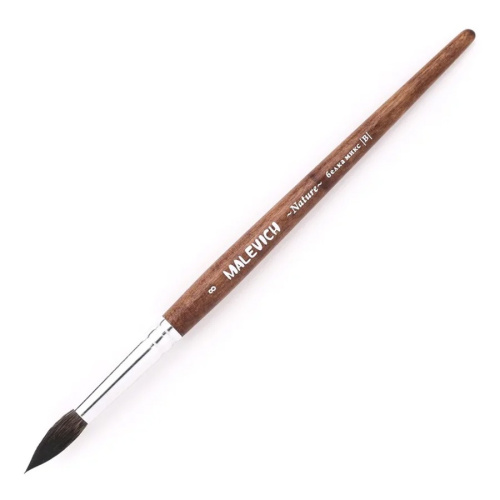 Кисть белка микс №8 круглая Малевичъ "Nature"